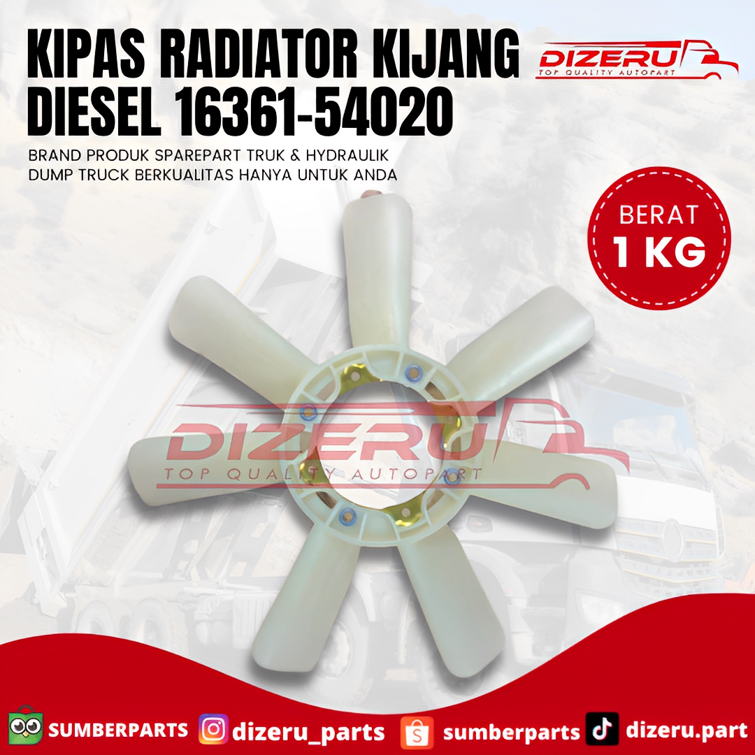 Kipas Radiator Kijang Diesel 16361-54020